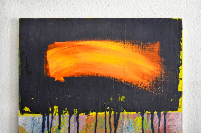Original Conceptual Abstract Painting by Stanley Zinser