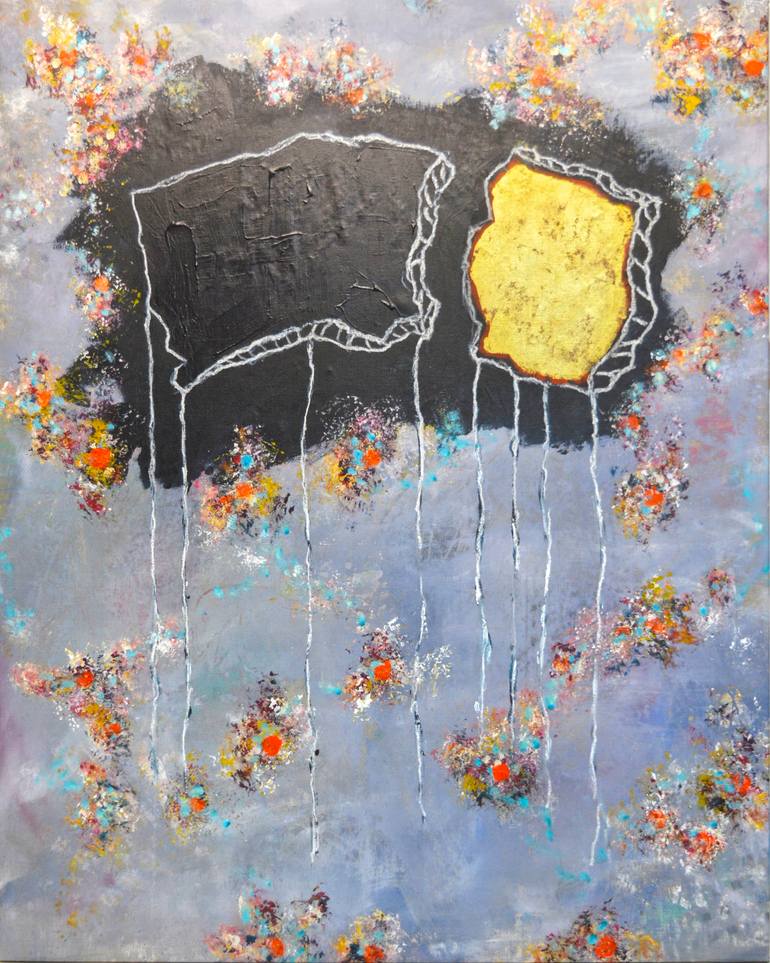 Original Abstract Painting by Stanley Zinser | Abstract Art on Linen | C'EST LA VIE