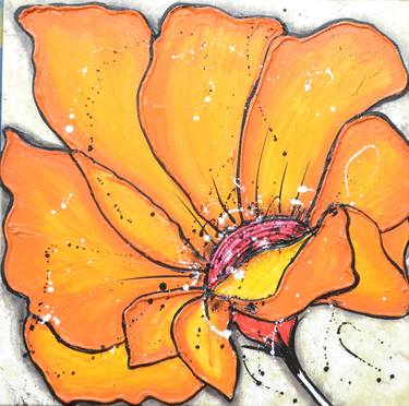 Print of Figurative Floral Paintings by Madisson ART