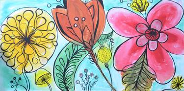 Print of Illustration Floral Paintings by Madisson ART