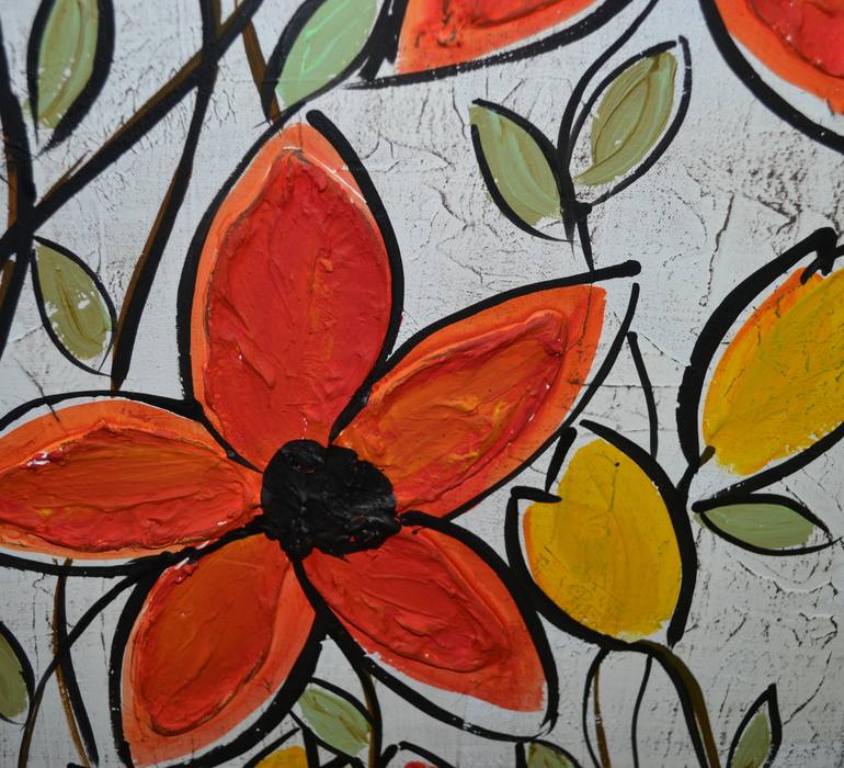 Original Figurative Floral Painting by Madisson ART