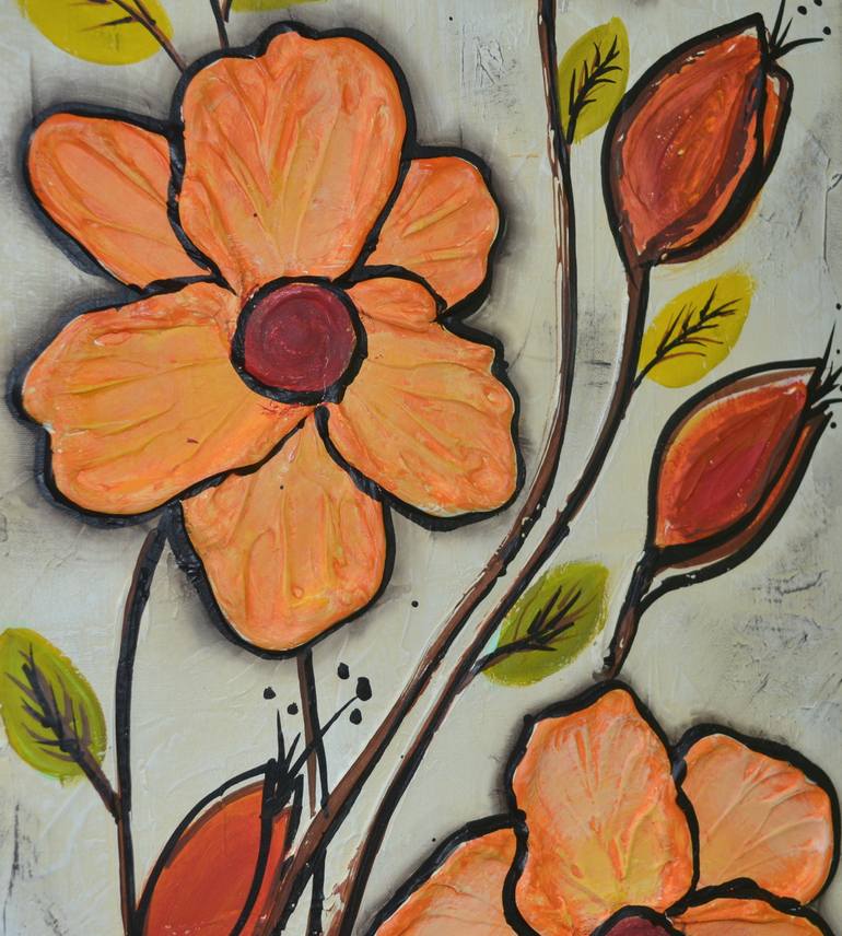 Original Figurative Floral Painting by Madisson ART