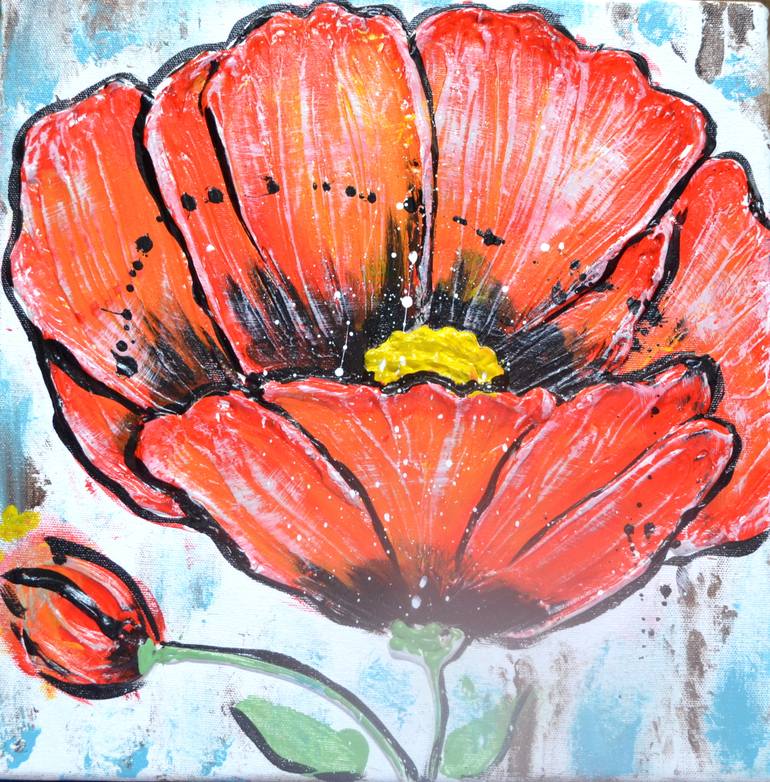 Original Floral Painting by Madisson ART