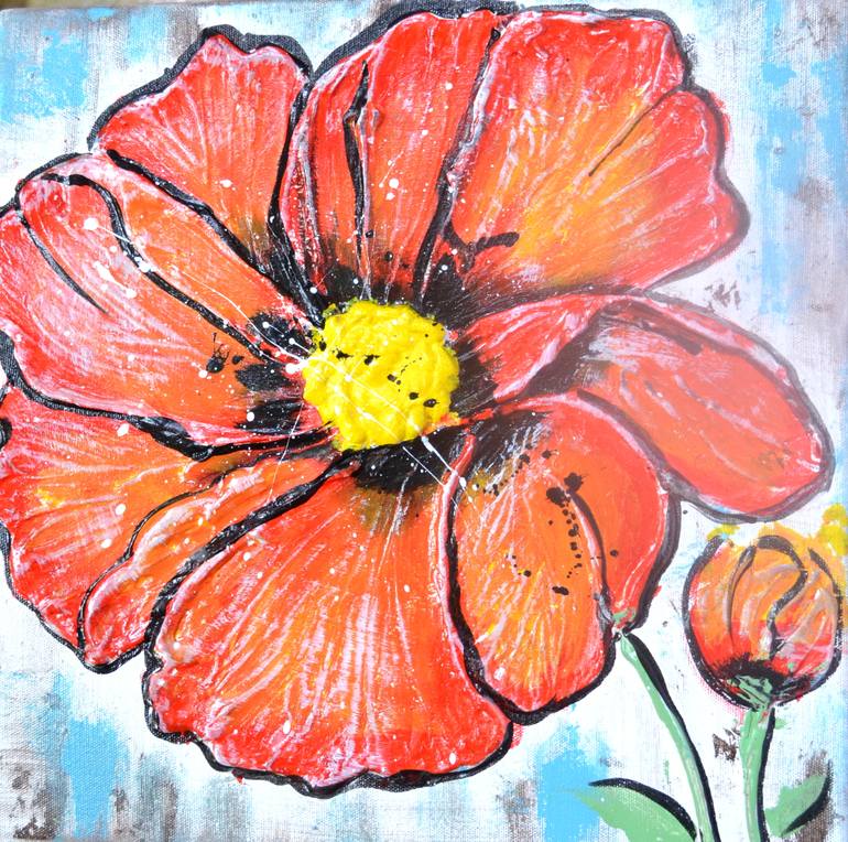 Original Floral Painting by Madisson ART