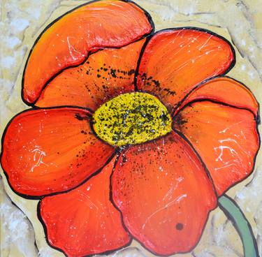 Print of Figurative Floral Paintings by Madisson ART