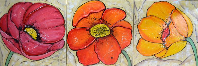 Original Floral Painting by Madisson ART