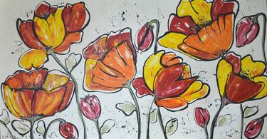 Print of Illustration Floral Paintings by Madisson ART