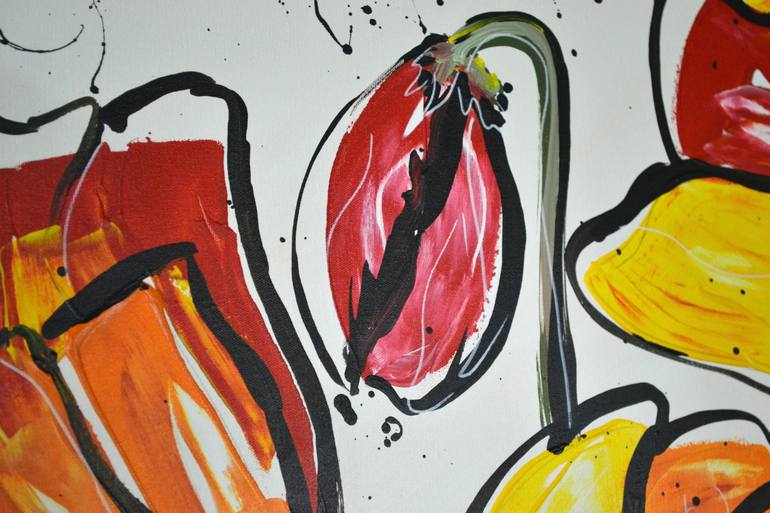 Original Illustration Floral Painting by Madisson ART