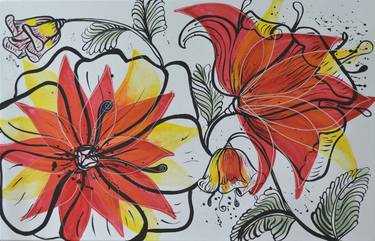 Print of Illustration Floral Paintings by Madisson ART