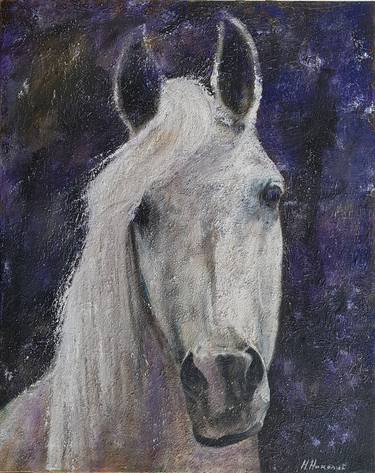 Original Figurative Horse Paintings by Nikola Nikolic