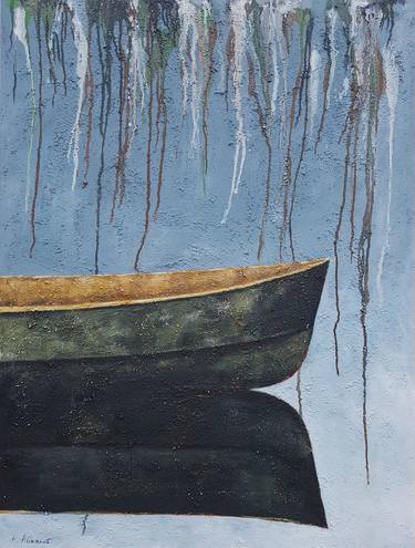 Original Modern Boat Paintings by Nikola Nikolic