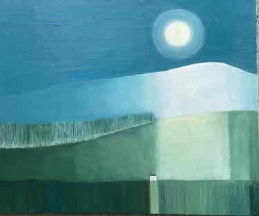 House in moonlight thumb