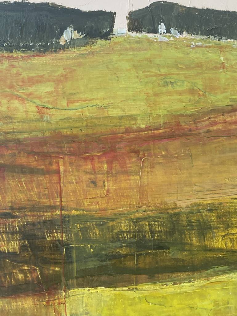 Original Abstract Expressionism Landscape Painting by Margaret Roberts