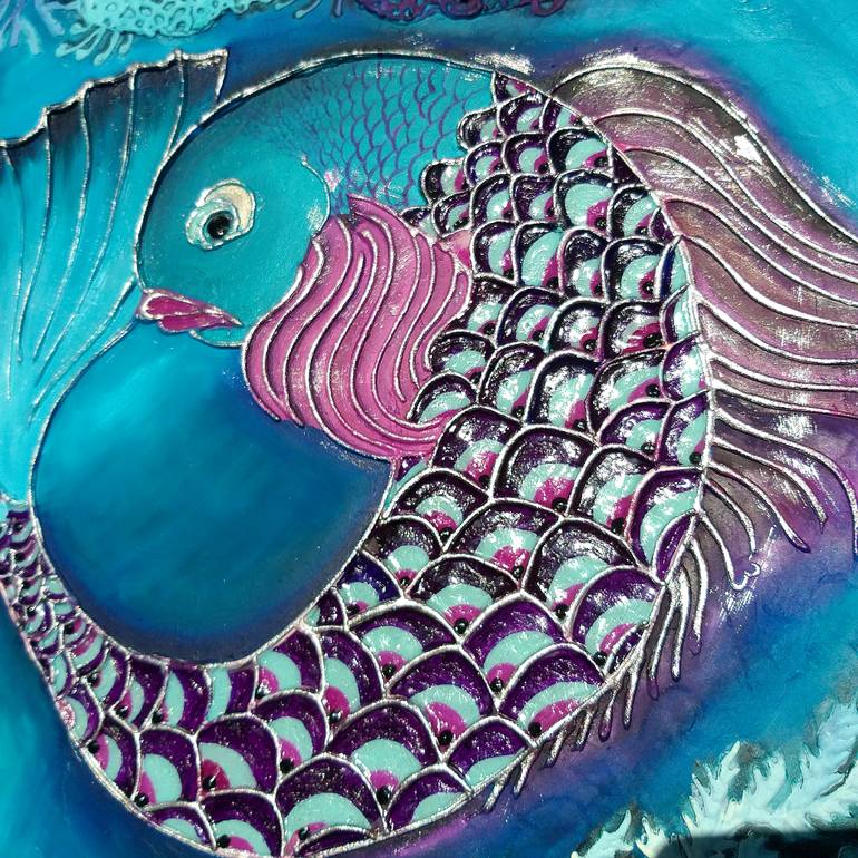 Original Abstract Animal Painting by Zeliha YiğIt