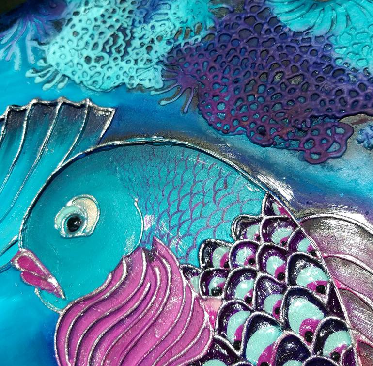 Original Abstract Animal Painting by Zeliha YiğIt