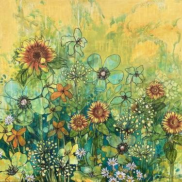 Original Floral Paintings by Marie-Claude Fournier