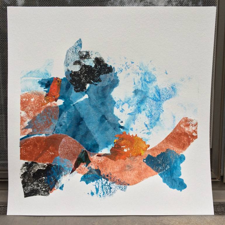 Original Abstract Painting by Marie-Claude Fournier