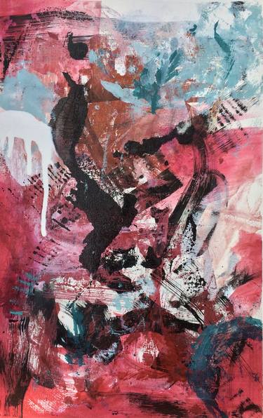 Original Abstract Expressionism Abstract Paintings by Marie-Claude Fournier