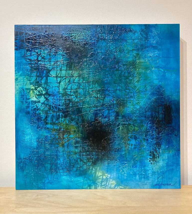 Original Abstract Painting by Marie-Claude Fournier