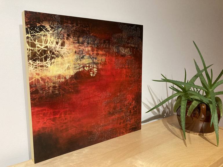 Original Abstract Painting by Marie-Claude Fournier