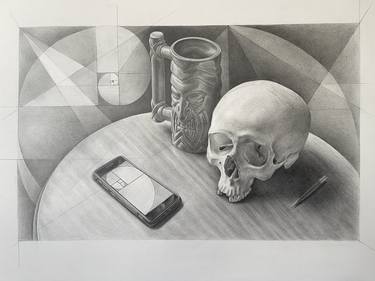 Original Realism Abstract Drawings by Christopher LoPresti