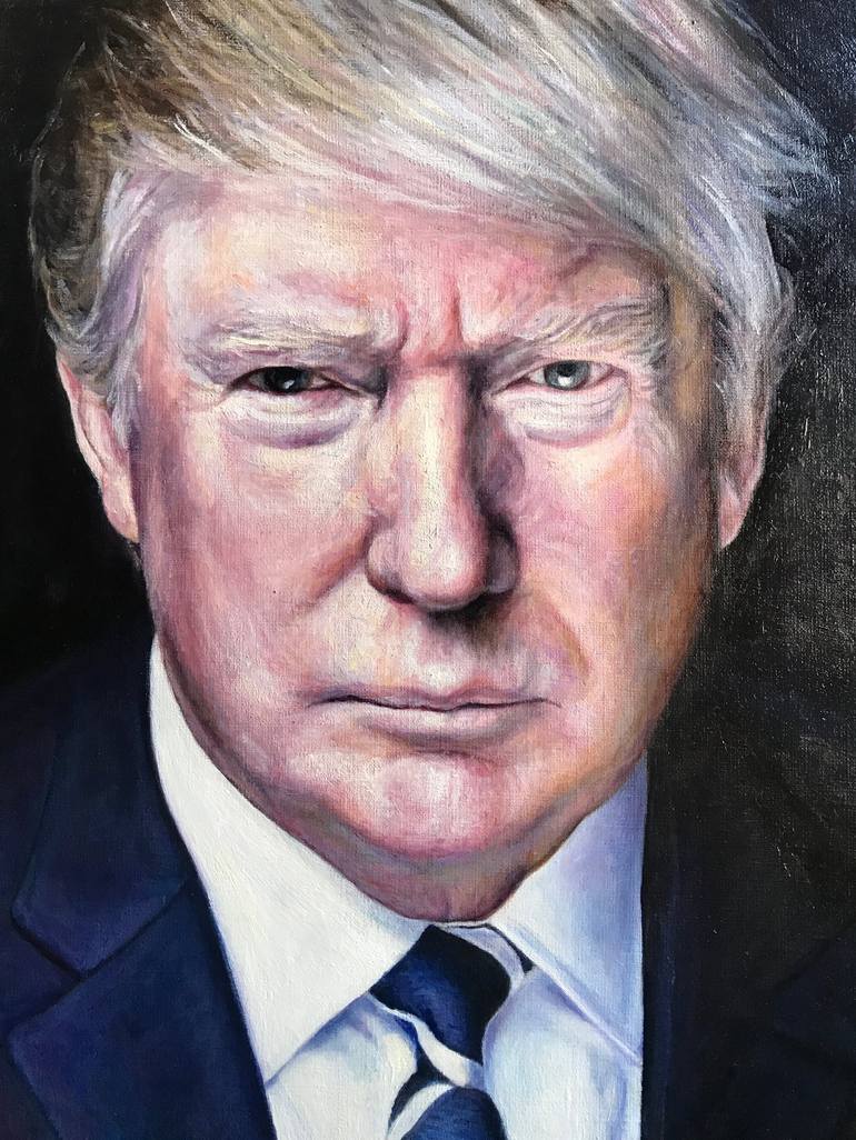 Presidential Portrait #1 Painting by Christopher LoPresti | Saatchi Art