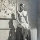 Nude Female Model, and Greek Frieze by Christopher LoPresti