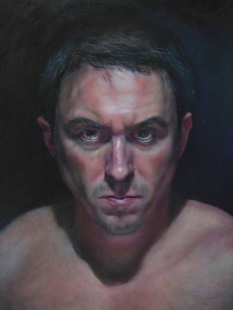 Self Portrait, 2012 Painting by Christopher LoPresti | Saatchi Art