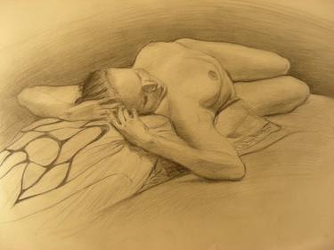 Original Realism Nude Drawings by Christopher LoPresti