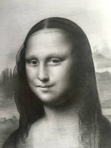 Mona Lisa copy, in graphite thumb