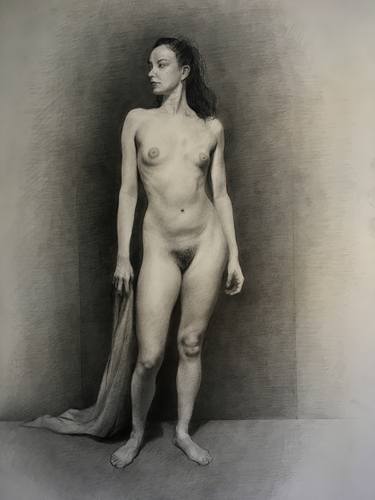 Standing girl, with draper, Layla thumb