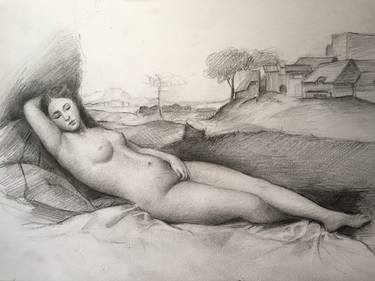 Original Realism Erotic Drawings by Christopher LoPresti