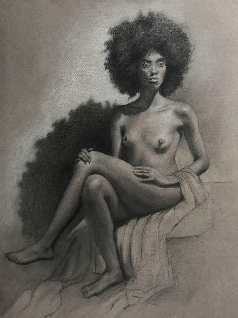 Print of Realism Nude Drawings by Christopher Lopresti