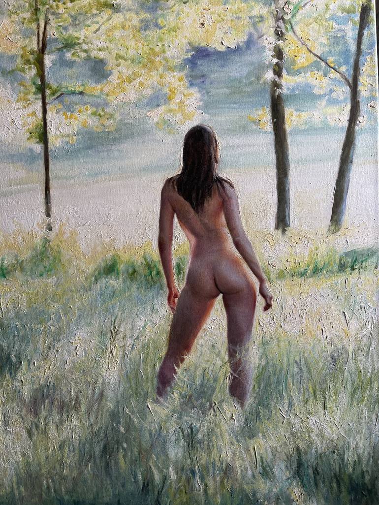 Original Realism Nude Painting by Christopher LoPresti