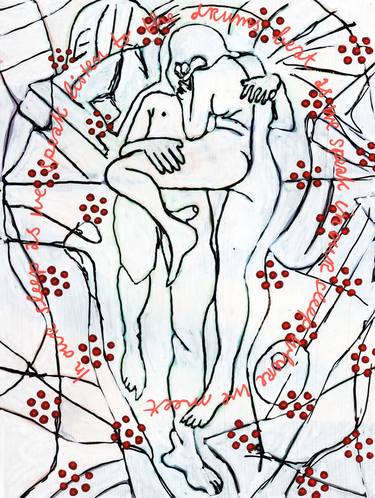 Print of Abstract Erotic Drawings by Lorenzo Ballotti
