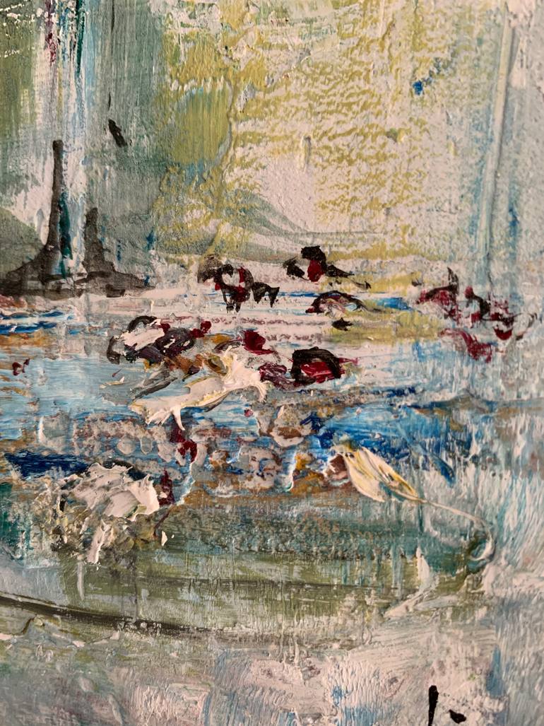 Original Abstract Landscape Painting by Elizabeth M Eilertsen
