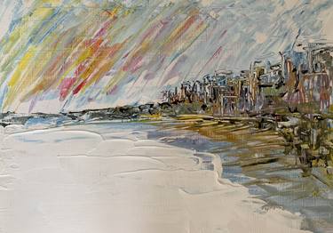 Original Abstract Expressionism Landscape Painting by Elizabeth M Eilertsen