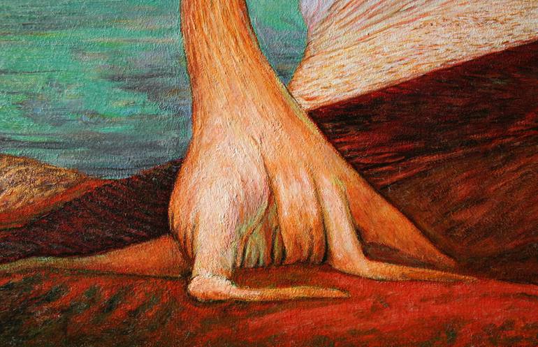 Original Expressionism Landscape Painting by Peter Lamoling