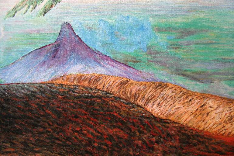 Original Expressionism Landscape Painting by Peter Lamoling