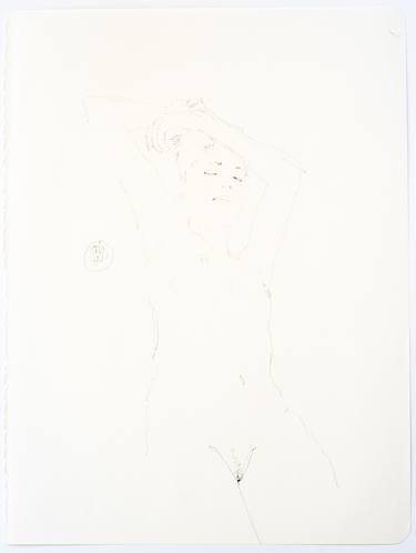 Print of Portraiture Nude Drawings by Graeme Wood