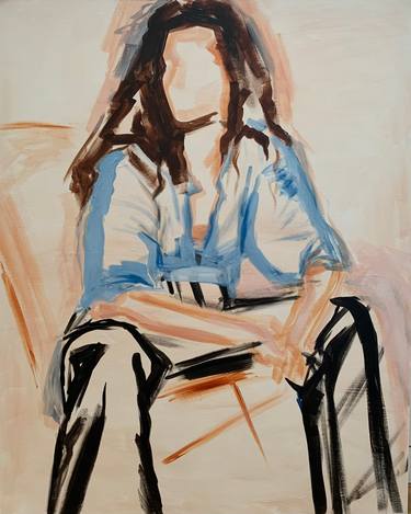 Original Expressionism Fashion Painting by Elise Mendelle