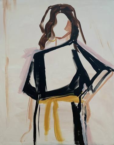 Original Expressionism Fashion Paintings by Elise Mendelle