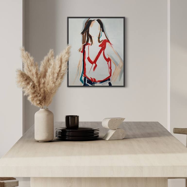 Original Figurative Fashion Painting by Elise Mendelle