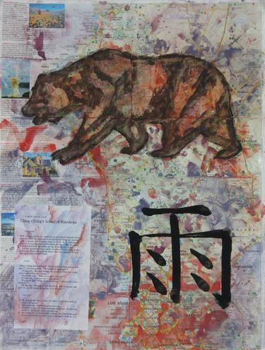 Print of Abstract Animal Mixed Media by Michael Farmer