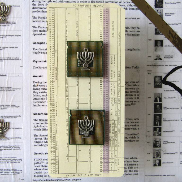 Original Conceptual Religion Mixed Media by Michael Farmer