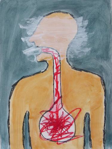 Print of Abstract Body Mixed Media by Michael Farmer