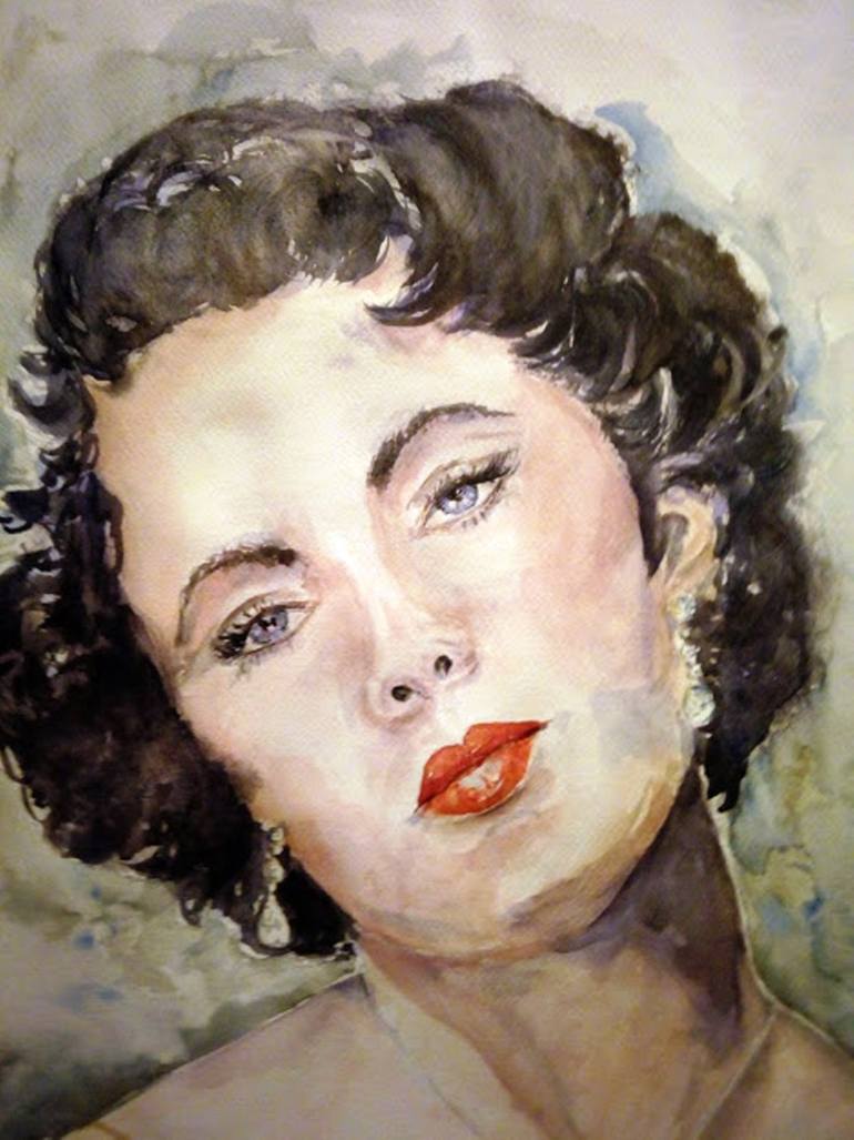Original Photorealism People Painting by Mariantonia Mazzeo
