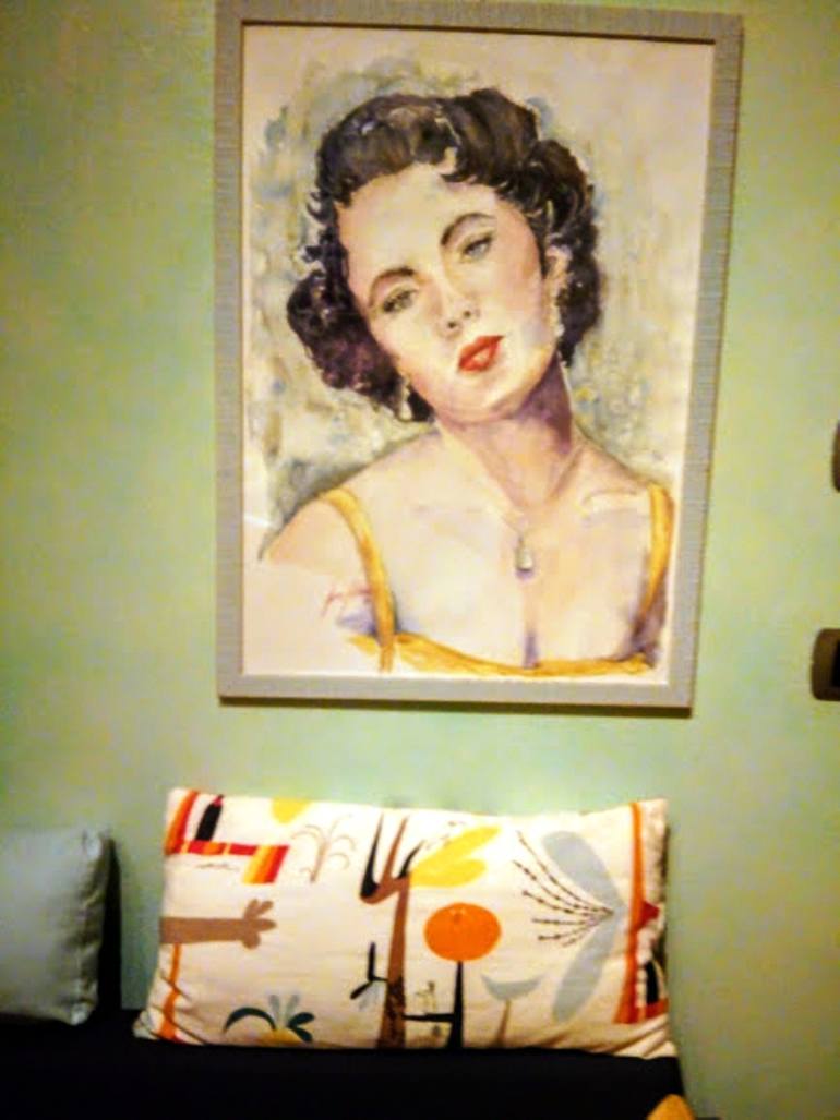 Original Photorealism People Painting by Mariantonia Mazzeo