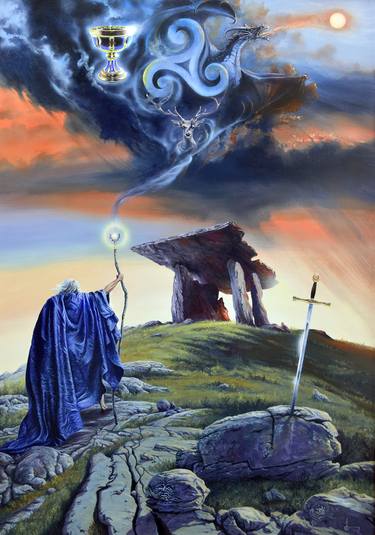 Original Classical mythology Paintings by Tony Quimbel