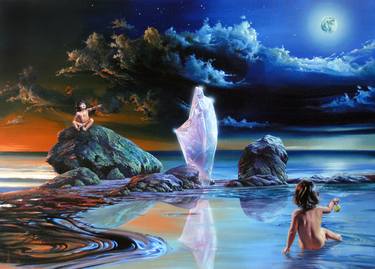 Original Surrealism Classical mythology Paintings by Tony Quimbel